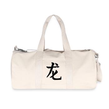 Drachen -Kanji-Japan - Recycelte Canvas-Sporttasche von Stanley/Stella - Naturweiß - Vorne
