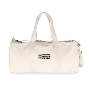 Mask - bulletproof - Recycled Canvas Sports Bag by Stanley/Stella - natural - Front