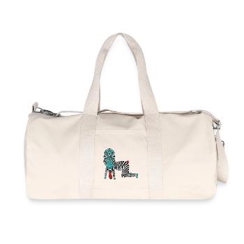 SpaceHoop - Alien - Sac de sport en toile recyclée Stanley/Stella - blanc naturel - Devant