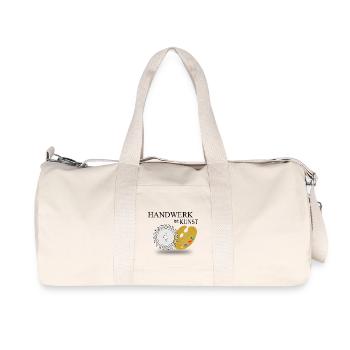 L’artisanat est l’art - Sac de sport en toile recyclée Stanley/Stella - blanc naturel - Devant