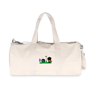 Serres à miel - Sac de sport en toile recyclée Stanley/Stella - blanc naturel - Devant