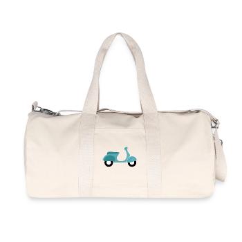 Roller Dots Dots Italie Été Rétro Vintage - Sac de sport en toile recyclée Stanley/Stella - blanc naturel - Devant
