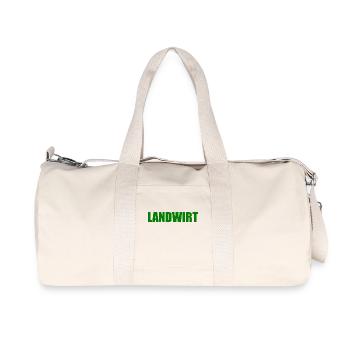 Landwirt - Recycelte Canvas-Sporttasche von Stanley/Stella - Naturweiß - Vorne