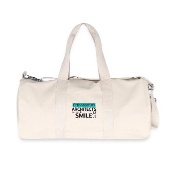 Dental Professional Architect Of The Smile Design  - Recycled Canvas Sports Bag by Stanley/Stella - natural - Front