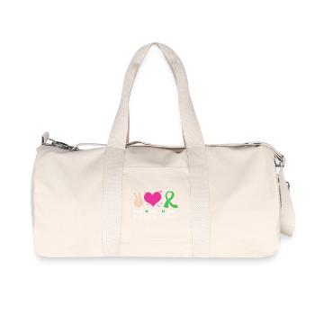 Maladie intestinale Gastroparésie - Sac de sport en toile recyclée Stanley/Stella - blanc naturel - Devant