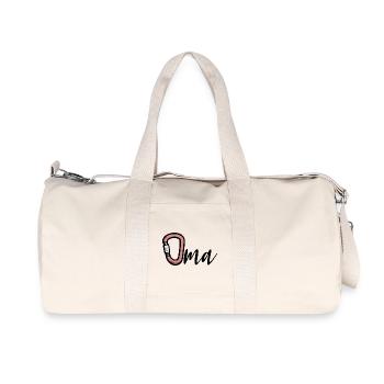 Hiking Camping Oma - Recycled Canvas Sports Bag by Stanley/Stella - natural - Front