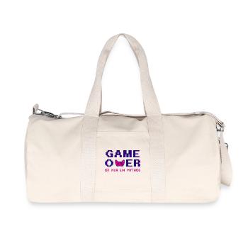 Game Over Mythos Dark Retro Pixel - Recycelte Canvas-Sporttasche von Stanley/Stella - Naturweiß - Vorne