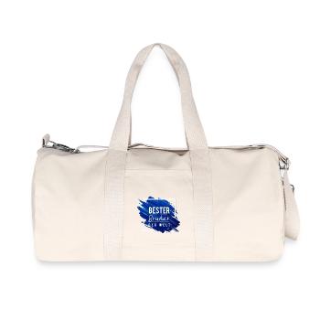 Bester Bruder der Welt 2 - Recycelte Canvas-Sporttasche von Stanley/Stella - Naturweiß - Vorne