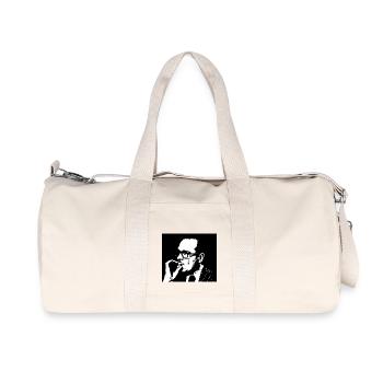 Chirac - Vintage - Sac de sport en toile recyclée Stanley/Stella - blanc naturel - Devant