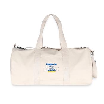 Ensemble pour oekraine Ukraine - Sac de sport en toile recyclée Stanley/Stella - blanc naturel - Devant