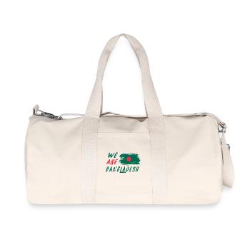 Nous sommes le Bangladesh - Sac de sport en toile recyclée Stanley/Stella - blanc naturel - Devant