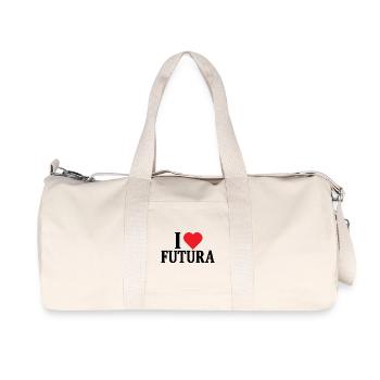 t-shirt I love Futura t-shirt gift idea - Recycled Canvas Sports Bag by Stanley/Stella - natural - Front