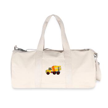 Couleur du wagon de ciment - Sac de sport en toile recyclée Stanley/Stella - blanc naturel - Devant