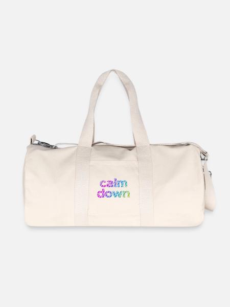 calmDown - Recycelte Canvas-Sporttasche von Stanley/Stella - Naturweiß