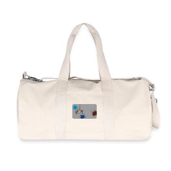 Éclaboussure de couleur Monster Spider Grey - Sac de sport en toile recyclée Stanley/Stella - blanc naturel - Devant