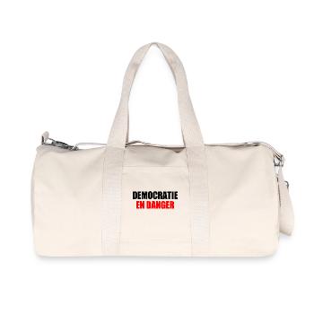 Democracy in danger - Recycled Canvas Sports Bag by Stanley/Stella - natural - Front