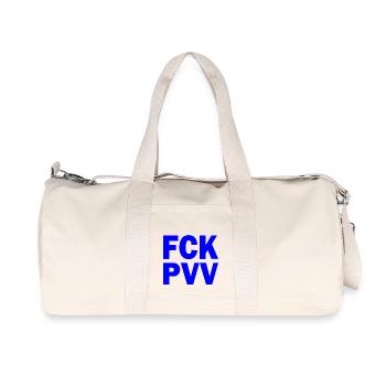 Fck pvv - Sac de sport en toile recyclée Stanley/Stella - blanc naturel - Devant