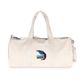 Chaosproduzent - Recycelte Canvas-Sporttasche von Stanley/Stella - Naturweiß - Vorne