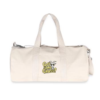 Goat Humor – Avez-vous de l’herbe ? - Sac de sport en toile recyclée Stanley/Stella - blanc naturel - Devant