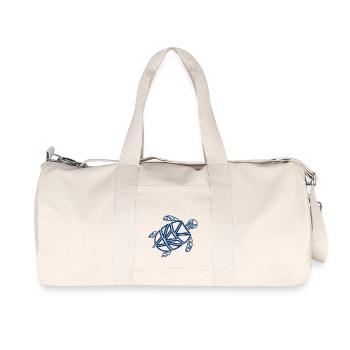 Turtle - Recycled Canvas Sports Bag by Stanley/Stella - natural - Front