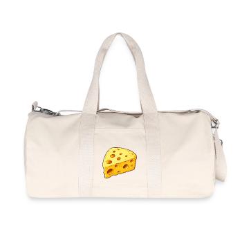 Käse Cheese - Recycelte Canvas-Sporttasche von Stanley/Stella - Naturweiß - Vorne