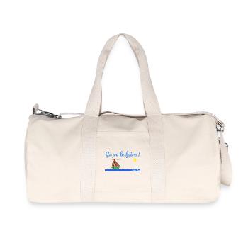 Ca va le faire - Sac de sport en toile recyclée Stanley/Stella - blanc naturel - Devant