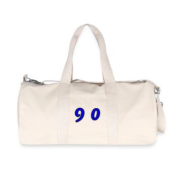 90. 90 YEARS. 90th ANNIVERSARY. 90 YEARS ANNIVERSARY. - Recycled Canvas Sports Bag by Stanley/Stella - natural - Front