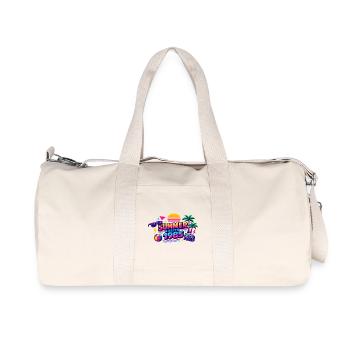 Été 1985 Retro Neon - Sac de sport en toile recyclée Stanley/Stella - blanc naturel - Devant