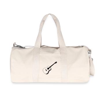 Gitarre - Recycelte Canvas-Sporttasche von Stanley/Stella - Naturweiß - Vorne