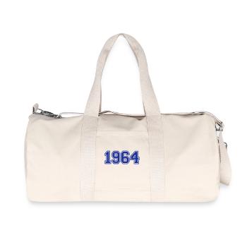 1964 - Recycelte Canvas-Sporttasche von Stanley/Stella - Naturweiß - Vorne