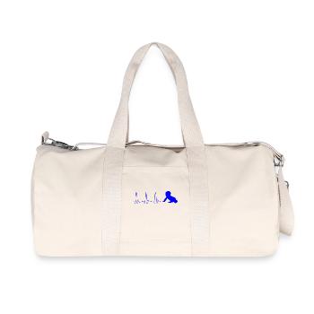 ECG HEARTLINK CHILD blue - Recycled Canvas Sports Bag by Stanley/Stella - natural - Front
