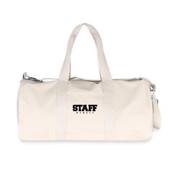 staff_member_lt1 - Sac de sport en toile recyclée Stanley/Stella - blanc naturel - Devant