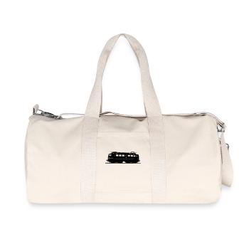 Elektrolokomotive br 110 db - Recycelte Canvas-Sporttasche von Stanley/Stella - Naturweiß - Vorne
