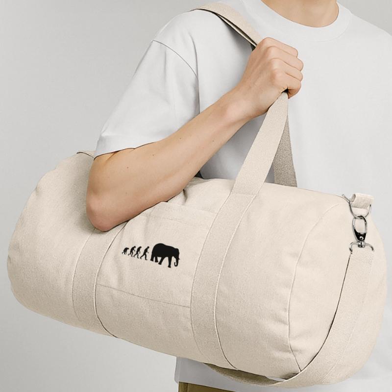 éléphant evolution Sac de sport en toile recyclée Stanley/Stella