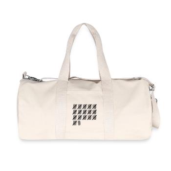 83rd birthday tally sheet 83 years old - Recycled Canvas Sports Bag by Stanley/Stella - natural - Front