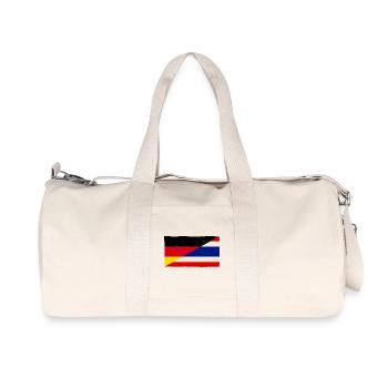 Drapeau vintage de l’Allemagne et de la Thaïlande - Sac de sport en toile recyclée Stanley/Stella - blanc naturel - Devant