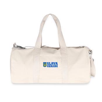 Slava ukraini - Recycled Canvas Sports Bag by Stanley/Stella - natural - Front
