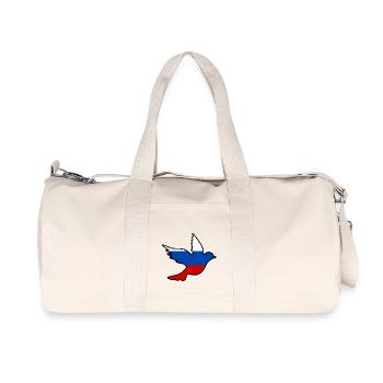 Russian - Recycled Canvas Sports Bag by Stanley/Stella - natural - Front