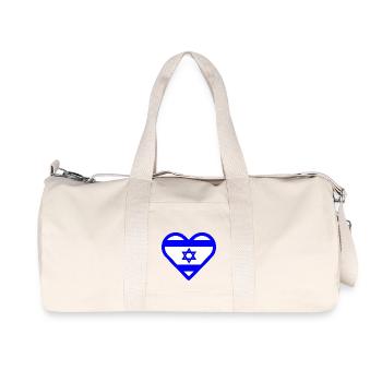 Israel - Recycled Canvas Sports Bag by Stanley/Stella - natural - Front