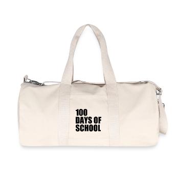 100 Day Of School - Recycelte Canvas-Sporttasche von Stanley/Stella - Naturweiß - Vorne