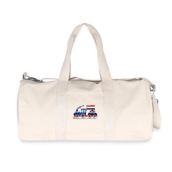 Hollande Flag Football Railway - Sac de sport en toile recyclée Stanley/Stella - blanc naturel - Devant