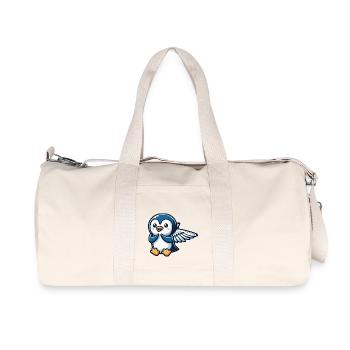 Ailes de manchot céleste - Sac de sport en toile recyclée Stanley/Stella - blanc naturel - Devant