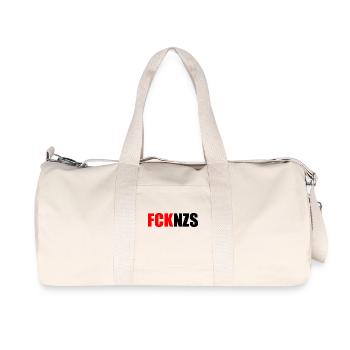 Fck nzs - Recycelte Canvas-Sporttasche von Stanley/Stella - Naturweiß - Vorne