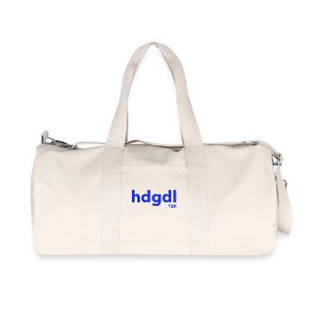 hdgdl hab dich ganz doll lieb Jahr2000 Y2K blau - Recycelte Canvas-Sporttasche von Stanley/Stella - Naturweiß - Vorne