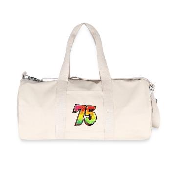 75 Number Symbol - Recycled Canvas Sports Bag by Stanley/Stella - natural - Front