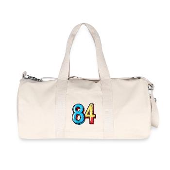 84 Number Symbol - Recycled Canvas Sports Bag by Stanley/Stella - natural - Front