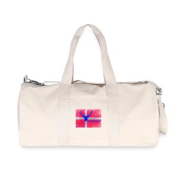 Faune et flore norvégiennes - Sac de sport en toile recyclée Stanley/Stella - blanc naturel - Devant
