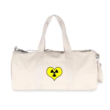 Love Radiation - Recycled Canvas Sports Bag by Stanley/Stella - natural - Front