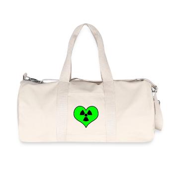 Love Radiation - Recycled Canvas Sports Bag by Stanley/Stella - natural - Front