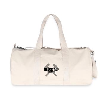 Erzgebirge Lappen - Recycelte Canvas-Sporttasche von Stanley/Stella - Naturweiß - Vorne